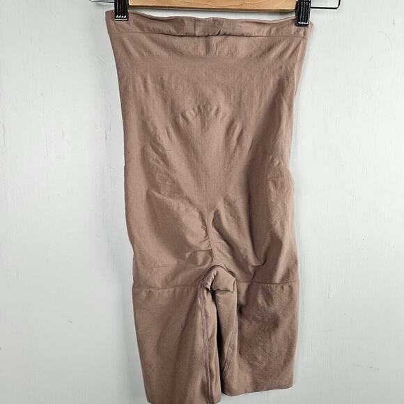 Spanx Tummy Control Hight‎ Waisted Power Short 1X Dark Nude Shapewear - Picture 8 of 11